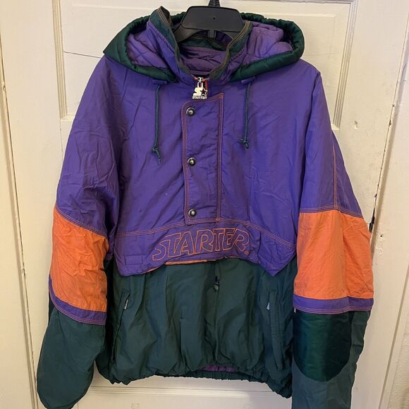 Vintage Starter Jacket S2 - Mens XL -Retro Purple 90’s - Picture 1 of 7